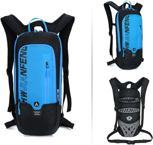 Miniatura 3 de WINDCHASER Mochila de ciclismo, mochila de bicicleta de 10 L, bolsa impermeable y transpirable para viajes al aire libre, senderismo, escalada, Azul