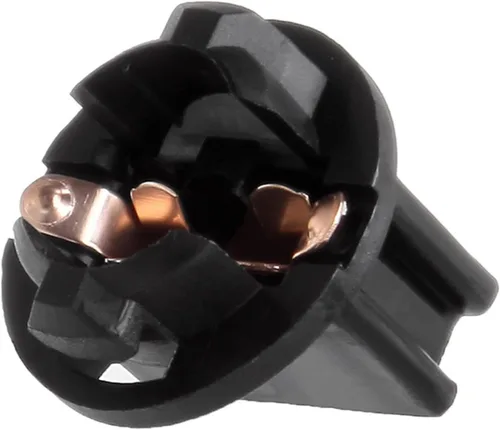 Miniatura 3 de cciyu Paquete de 6 bombillas de 1/2 agujero giratorio para tablero de instrumentos 194 168 T10, repuesto de cuña para bombillas tipo 194/168