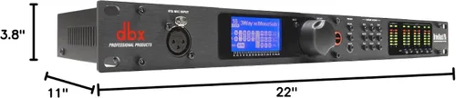 Miniatura 4 de dbx DriveRack PA2 2x6 PA Sistema completo de gestión de altavoces profesionales, montaje en rack con control Android e iOS. Negro