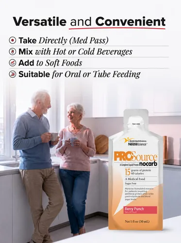 Miniatura 6 de Medtrition ProSource NoCarb Berry Punch - Paquete de 25-1 fl oz