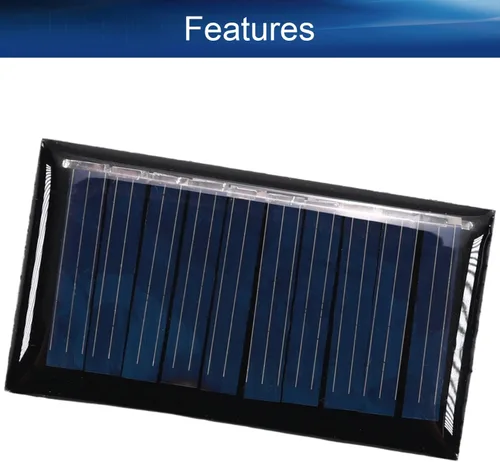 Miniatura 3 de Bettomshin 5 unidades de mini paneles solares de 5 V 25 MA, células solares policristalinas, módulo de panel micro solar para juguetes eléctricos