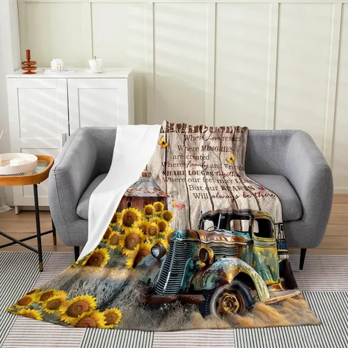 Miniatura 28 de Lake House Flannel Blanket,Hand Drawn Lake Mountain Scenery Fleece Blankets for Kids Girls Boys Adult Room Decor,Rustic Farmhouse Blankets Lake