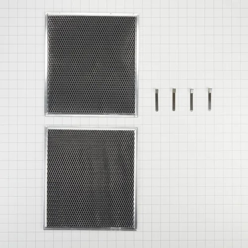 Miniatura 2 de Whirlpool W10905733 Filtros de malla de carbón de repuesto de capó OEM genuinos para rangos - Sustituye 4533727, PS12070218, W1095733