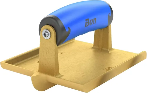 Miniatura 2 de Bon 62-588 6 pulgadas por 4-1/2 pulgadas de bronce de mano de hormigón, profundidad de broca de 1/2 pulgada por ancho de broca de 3/8 pulgadas