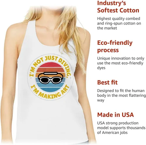 Miniatura 7 de Camiseta sin mangas de espalda cruzada para mujer, diseño fresco