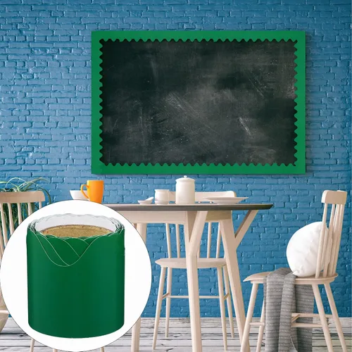Miniatura 6 de Borde festoneado para bordes de anuncios, calcomanías para la parte posterior a la decoración, borde negro para aula, oficina, pizarra, decoración