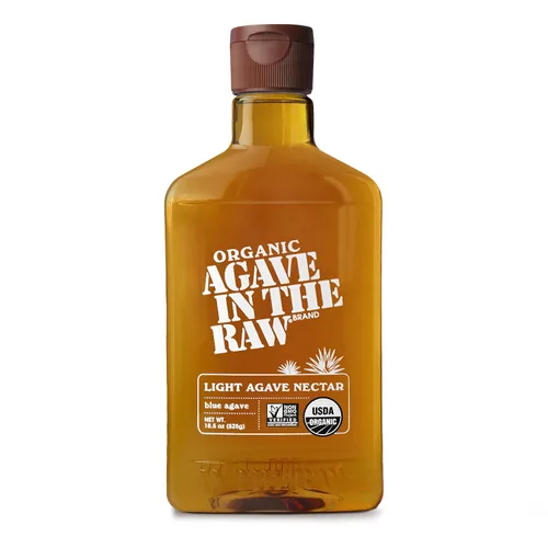 Miniatura 13 de Agave orgánico en el néctar de agave crudo, 18.5 onzas, paquete de 8, fabricado con agave azul orgánico USDA de México, proyecto verificado sin OMG