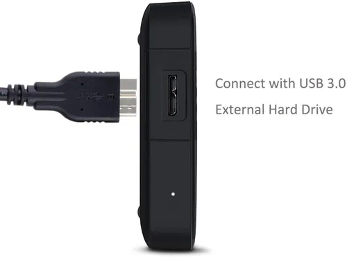 Miniatura 2 de QCEs Cable micro USB 3.0, cable de disco duro externo USB 3.0 tipo A macho a micro B compatible con Samsung Galaxy S5 Note 3, cámara, disco duro