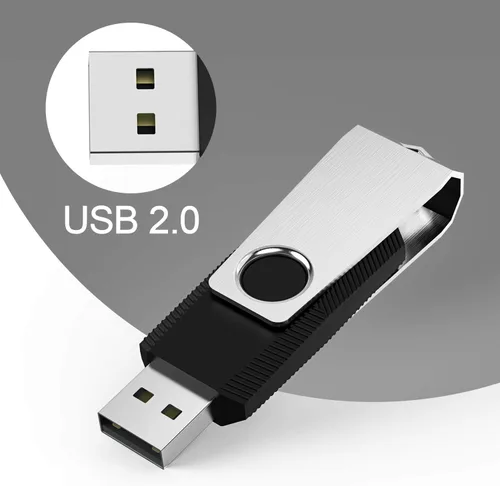 Miniatura 5 de KEXIN Unidad flash de 128 GB, paquete de 5 unidades USB 2.0 USB 2.0, memoria USB, color negro