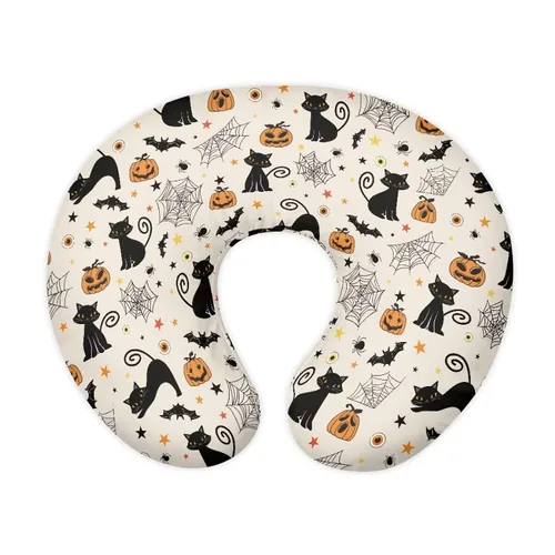 Miniatura 25 de Funda de almohada de lactancia de alpaca arcoíris para alimentación con biberón, funda de almohada de lactancia transpirable extraíble para bebé