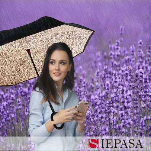 Miniatura 61 de SIEPASA Paraguas invertido invertido de 49/56 pulgadas, doble toldo extra grande, ventilado, resistente al viento, impermeable, paraguas de golf