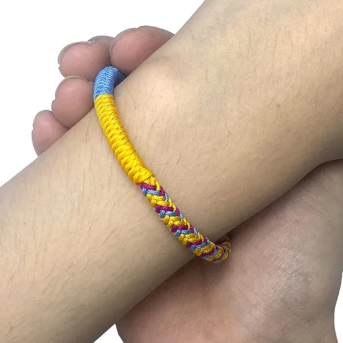 Miniatura 7 de LAMIBEE Pulsera de Orgullo, pulsera de polietileno, LGBTQA+ Orgullosamente Love Boho Estilo Pulsera de Muñequera, Pulsera de cuerda de surfista