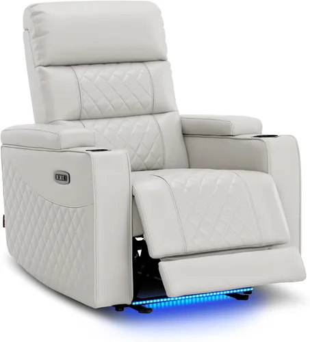 Miniatura 13 de MCombo Sofá Loveseat Eléctrico de 3 Asientos de 76.7'' para Adultos, Asiento de Cine en Casa con Reposacabezas Eléctrico, Certificado FSC, Puertos