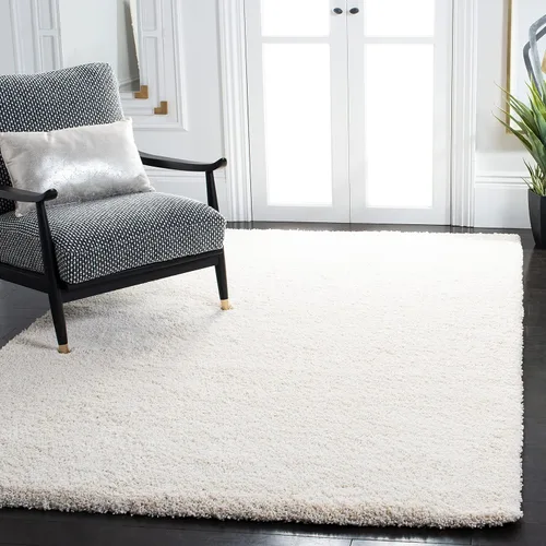 Miniatura 37 de SAFAVIEH Accent Rug 2'x3' - Milan Shag Collection - Modern Design, Dark Beige, Ultra Plush Thick Pile, Ideal for Bedroom, Nursery, Living Room