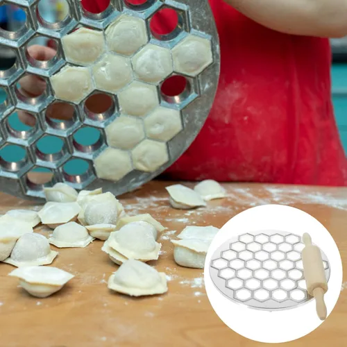 Miniatura 2 de Molde para bolas de masa hervida Pelmeni Maker Ravioli Maker Molde de bolas de masa con rodillo Pelmeni Moldes Máquina cortadora de ravioles Pirogi