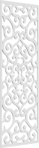 Miniatura 140 de Eveline - Paneles decorativos de pared de madera con calado, 13 3/8 pulgadas de ancho x 34 3/8 pulgadas de alto x 3/8 de alto, roble rojo rojo