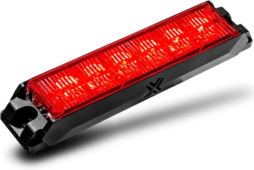 Miniatura 56 de LAMPHUS NanoFlare - Luz de advertencia estroboscópica de 5 pulgadas y 6 W, color blanco ámbar, luz de advertencia estroboscópica para parrilla