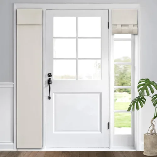 Miniatura 58 de HOMEIDEAS Cortinas Opacas para Aula para Puerta Principal, Cubierta de Ventana de Puerta de Aula, Persianas de Privacidad con Aislamiento Térmico