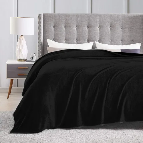 Miniatura 4 de Manta de franela de vellón personalizada, personalizada, añade tu propio texto, imagen, lavable y mullida, manta de felpa cálida para sofá, cama
