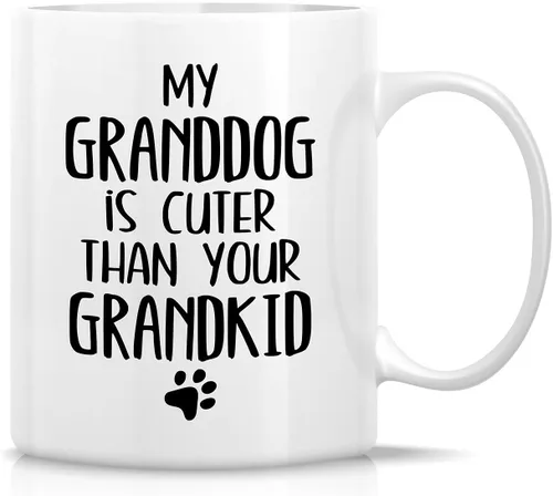 Miniatura 98 de Retreez - Taza divertida con texto en inglés "Funny Cute Golden Retriever Don't Stop Retrievin' Dog Lover", 325 ml, tazas de café de cerámica