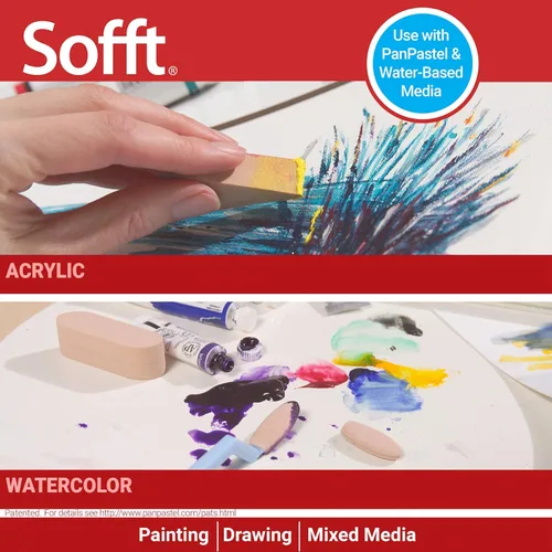 Miniatura 5 de Sofft Artist Tools by GOLDEN, Covers - Paquete mixto (paquete de repuesto), paquete de 40, pasteles profesionales para artistas