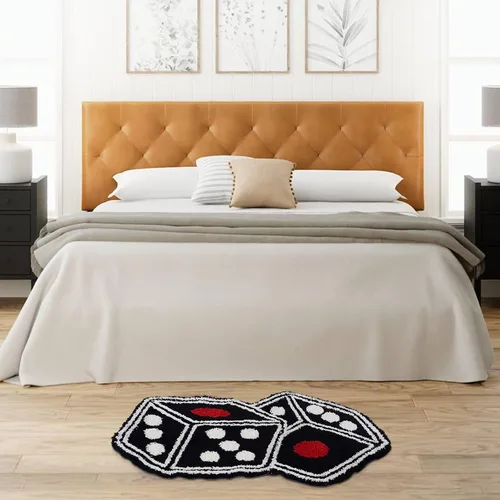 Miniatura 5 de Alfombra de Dados - 31"X23" Alfombra Genial Antideslizante de Flocado para Baño/Piso para Decoración de Sala de Estar, Decoración de Habitación