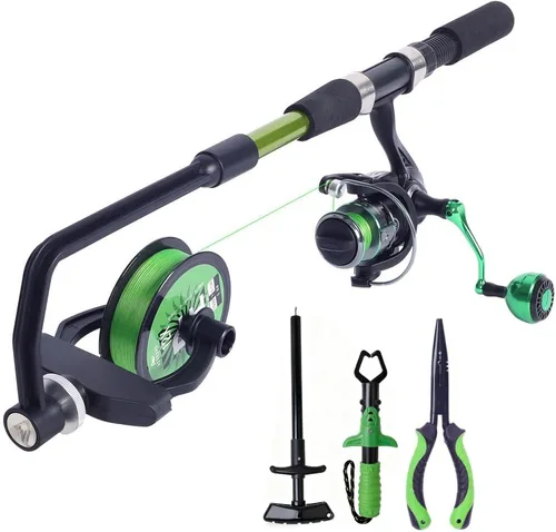 Miniatura 7 de Fishing Line Spooler, Adjustable line Winder,No Line Twist, Portable for Casting & Spinning and Trolling Reel