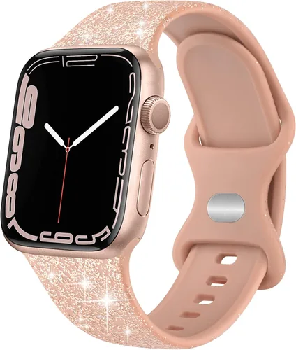 Meliya Correa para Apple Watch Series 8, SE, 7, 6, 5, 4, 3, 2, 1, 1.772 in, 1.614 in, 1.732 in, 1.496 in, 1.654 in, para mujeres y hombres, correa