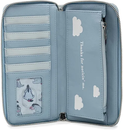 Miniatura 4 de Loungefly Disney Winnie the Pooh Eeyore - Cartera con cremallera, Multi, Cartera con cremallera