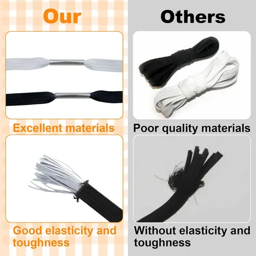 Miniatura 4 de Bandas elásticas para mantel de mesa, 10 unidades, color negro, elástico, resistente al viento, para sujetar el mantel para exteriores, cocina