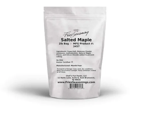 Gourmet Fries Seasoning Sal y ajo pimienta (peso neto 32 onzas)