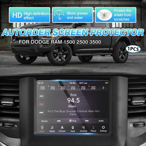 Miniatura 2 de Autorder Ajuste personalizado para protector de pantalla 2013-2024 2025 2026 Dodge Ram 1500 2500 3500 Accesorios vidrio templado pantalla