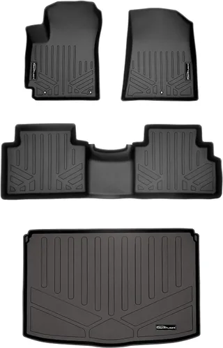 Miniatura 10 de SMARTLINER Alfombrilla de suelo para maletero de carga personalizada para todo tipo de clima para Kia Soul 2014-2019