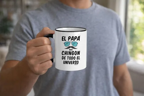 Miniatura 2 de Casitika El Papa Mas Chingon De Todo El Universo – Divertida taza de regalo para papá español para el Día del Padre, Cumpleanos o Día del Padre.