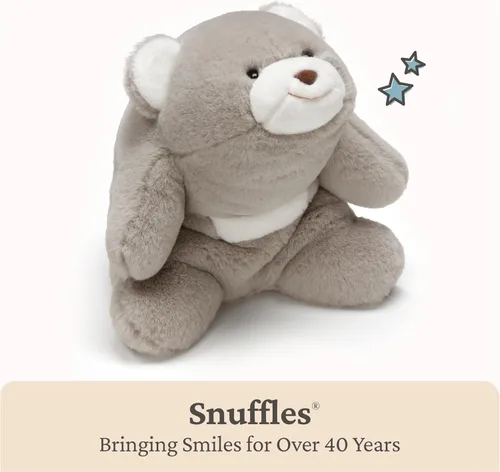 Miniatura 2 de GUND Oso de peluche original de Snuffles, juguete de peluche para edades de 1 año en adelante, morado, 10 pulgadas