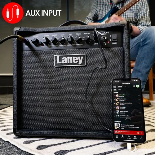 Miniatura 2 de Laney Combo de guitarra LX20R 20W 8 pulgadas Woofer Reverb