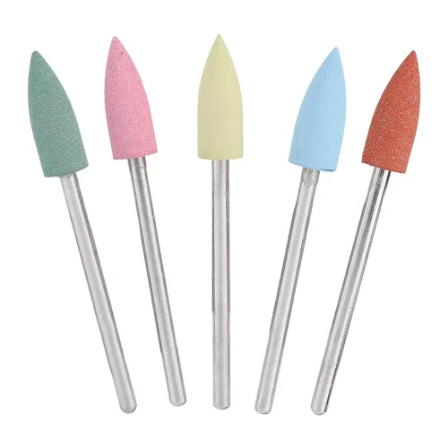Miniatura 5 de Juego de brocas eléctricas para uñas, brocas de goma para uñas, limpiador de cutículas, juego de brocas de polvo, manicura y pedicura, herramienta
