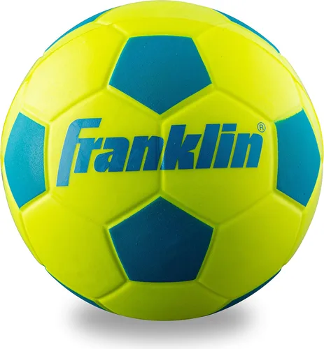 Franklin Sports Pelota de fútbol de espuma para niños, mini pelota de fútbol juvenil de espuma suave, pelota de fútbol de juguete para interiores y