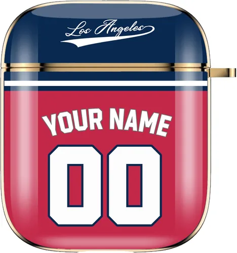 Miniatura 22 de Funda de béisbol personalizada con nombre y número para Apple AirPods de 2ª y 1ª generación, Arizona personalizada para fanáticos de los deportes