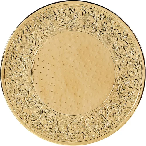 Miniatura 3 de Elegance Soporte redondo para tartas de boda, 14 pulgadas, dorado