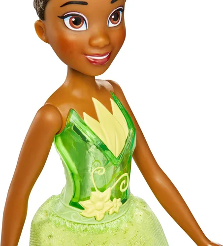 Miniatura 8 de Disney Princess Royal Shimmer Tiana - Muñeca de moda con falda y accesorios, juguete para niños a partir de 3 años