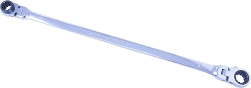 Mountain Llave de trinquete reversible universal de caja doble de 0.512 x 0.591 in; diseño de 90 dientes, largo, flexible, reversible; MTNRM1315