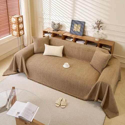 Miniatura 82 de ROOMLIFE Manta Funda Azteca Bohemia para Sofá, Decoración del Hogar Estilo Granja, Fundas de Sofá para Loveseat, Sofás de 2/3 Cojines, Apta