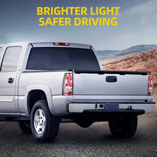 Miniatura 7 de DWVO Luces Traseras Compatibles con 1999-2006 Chevy Silverado 1500 2500 3500 y 2007 Estilo de Cuerpo Clásico Silverado, 1999-2002 Faros Traseros GMC