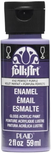 Miniatura 14 de FolkArt Pintura esmaltada para vidrio y cerámica en varios colores (2 onzas), 4013, grano de café Granos de café
