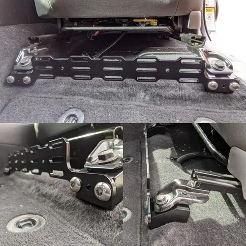 Miniatura 5 de Panel de Montaje Múltiple (MMP) con Seat Jackers® - Panel Molle de Montaje de Asiento - Fabricado en EE.UU., Desert Does It - Diseño Original