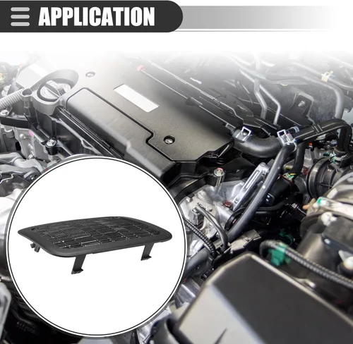 Miniatura 3 de Motoforti Pantalla de filtro de entrada de aire de refrigeración de batería, para Toyota Prius 2010-2015, G92DH-47010, plástico, negro