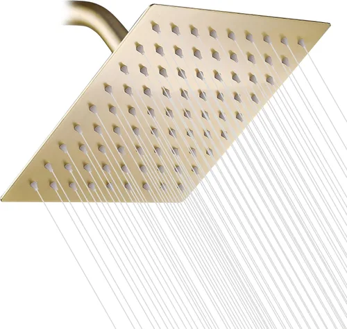 Miniatura 10 de Cabezal de Ducha Cuadrado de Alta Presión de 12 Pulgadas, Cabezales de Ducha Grandes de Acero Inoxidable, Ducha de Baño de Lluvia Ultra Delgada