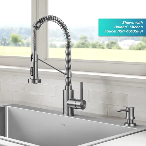 Miniatura 3 de Dispensador de jabón y loción de cocina Kraus en acero inoxidable libre de manchas, KSD-54SFS Acero inoxidable sin manchas.