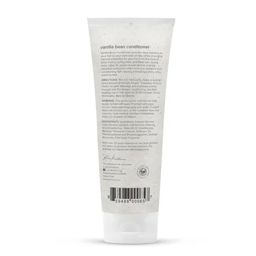 Miniatura 2 de Kimblebeauty Acondicionador de vainilla: fórmula nutritiva para controlar el encrespamiento con aceite de cártamo sin parabenos ni sulfatos. 8.0